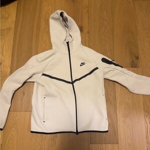 Nike Beige Hoodie with Black Trim